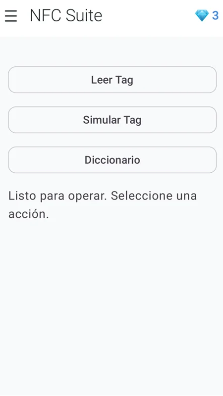 Lectura de una etiqueta en ezNfc